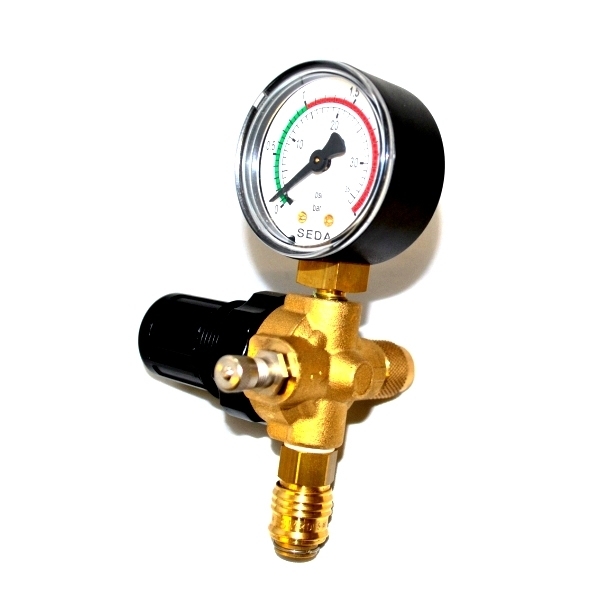 Pressure regulator Multitester with gauge